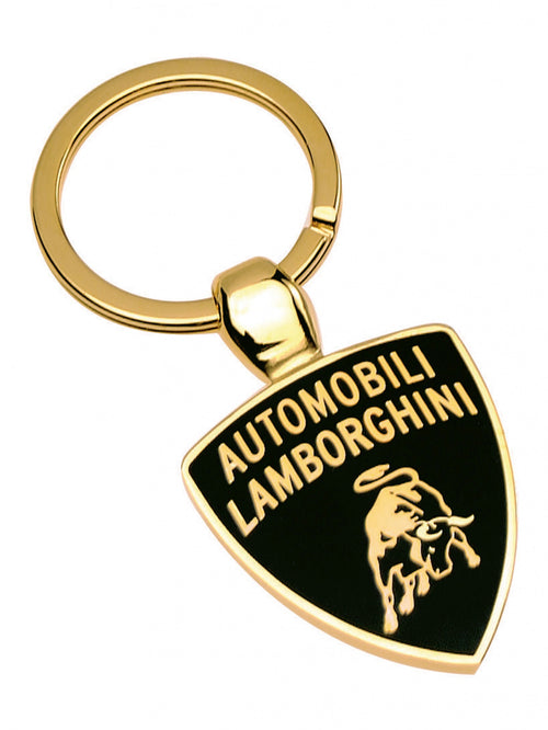 Portachiavi con scudo AUTOMOBILI LAMBORGHINI - gold
