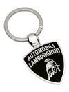 Portachiavi con scudo AUTOMOBILI LAMBORGHINI - silver