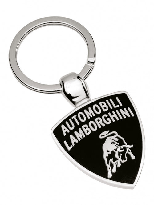 Portachiavi con scudo AUTOMOBILI LAMBORGHINI - silver